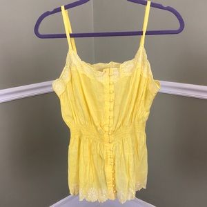 Vintage F21💘Yellow top!